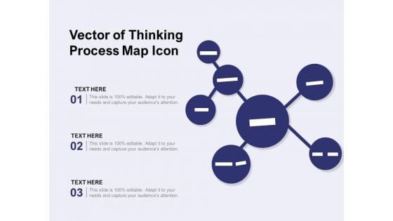 Vector Of Thinking Process Map Icon Ppt PowerPoint Presentation Outline Format PDF