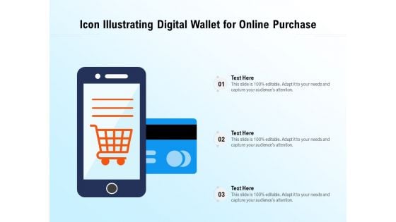 Vector Showing E Wallet For Online Buying Ppt PowerPoint Presentation File Outline PDF