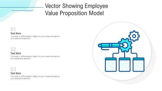 Vector Showing Employee Value Proposition Model Ppt PowerPoint Presentation File Format PDF