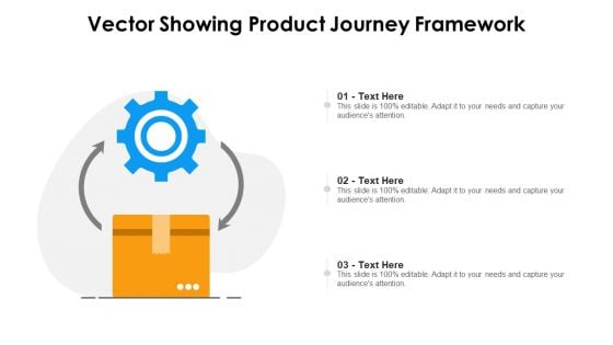 Vector Showing Product Journey Framework Ppt PowerPoint Presentation Gallery Designs PDF