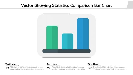 Vector Showing Statistics Comparison Bar Chart Ppt Visual Aids Styles PDF