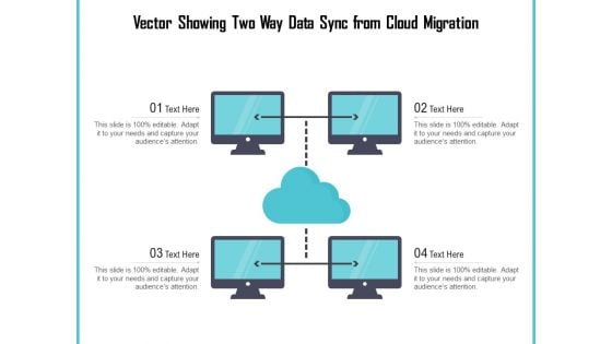 Vector Showing Two Way Data Sync From Cloud Migration Ppt PowerPoint Presentation Gallery Graphics Template PDF Vector Showing Two Way Data Sync From Cloud Migration Ppt PowerPoint Presentation Gallery Graphics Template PDF