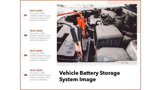 Vehicle Battery Storage System Image Ppt PowerPoint Presentation Outline Information PDF