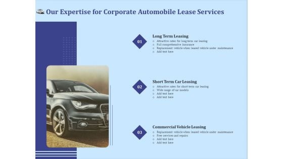 Vehicle Leasing Our Expertise For Corporate Automobile Lease Services Demonstration PDF