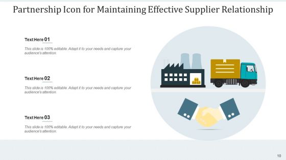 Vendor Icon Service Supplier Ppt PowerPoint Presentation Complete Deck With Slides