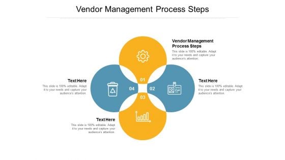 Vendor Management Process Steps Ppt PowerPoint Presentation File Example Introduction Cpb