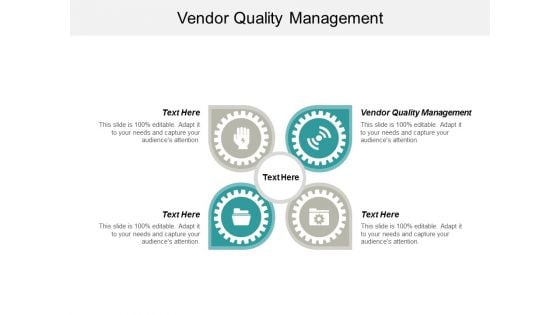 Vendor Quality Management Ppt PowerPoint Presentation Model Graphics Template Cpb