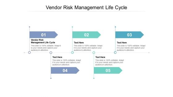 Vendor Risk Management Life Cycle Ppt PowerPoint Presentation Model Influencers Cpb