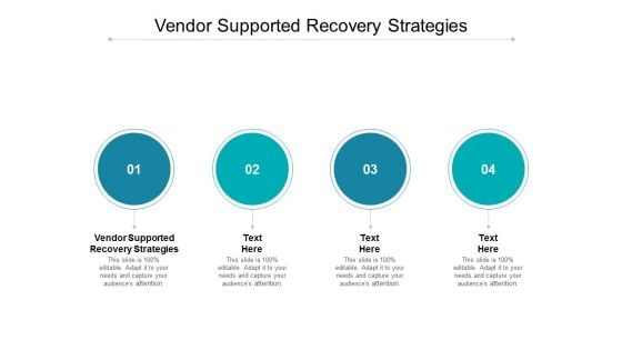 Vendor Supported Recovery Strategies Ppt PowerPoint Presentation Outline Cpb