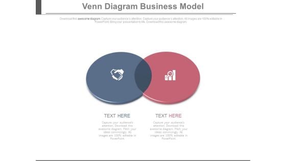 Venn Diagram For Business Deal And Analysis Powerpoint Slides