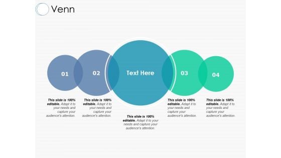 Venn With Five Circle Ppt PowerPoint Presentation Inspiration Guidelines