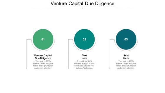 Venture Capital Due Diligence Ppt PowerPoint Presentation Infographic Template Background Image Cpb