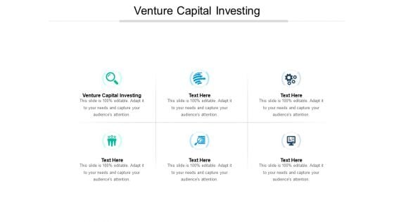 Venture Capital Investing Ppt PowerPoint Presentation Inspiration Design Inspiration Cpb Pdf