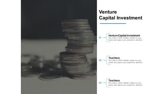 Venture Capital Investment Ppt PowerPoint Presentation Infographic Template Slide Portrait Cpb