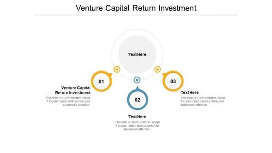 Venture Capital Return Investment Ppt PowerPoint Presentation Pictures Ideas Cpb