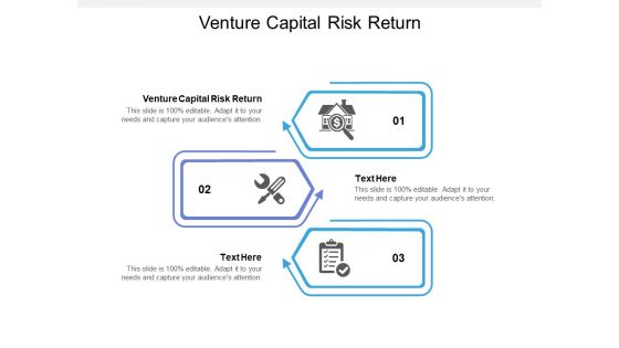 Venture Capital Risk Return Ppt PowerPoint Presentation Pictures Slides Cpb