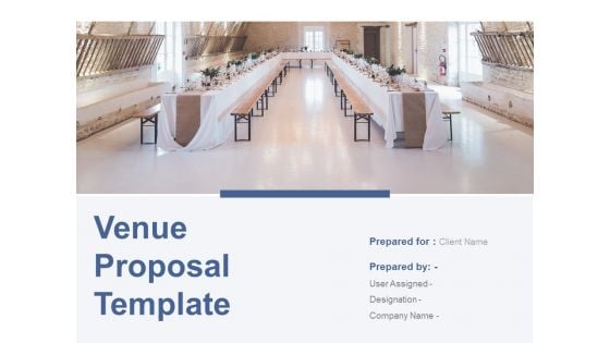 Venue Proposal Template Ppt Powerpoint Presentation Complete Deck With Slides