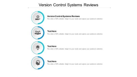 Version Control Systems Reviews Ppt PowerPoint Presentation Outline Templates Cpb