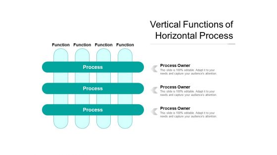 Vertical Functions Of Horizontal Process Ppt PowerPoint Presentation Styles Graphics Example PDF