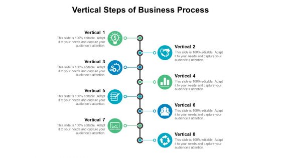 Vertical Steps Of Business Process Ppt PowerPoint Presentation Professional Visual Aids PDF