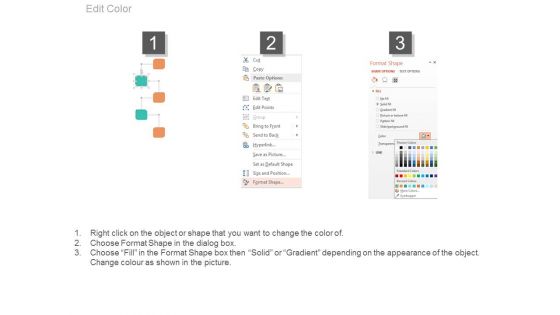 Vertical Timeline With Years And Icons Powerpoint Slides