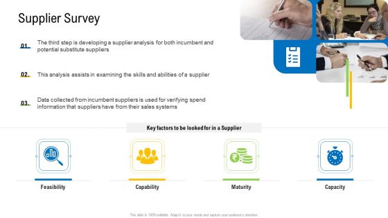 Viable Logistics Network Management Supplier Survey Mockup PDF