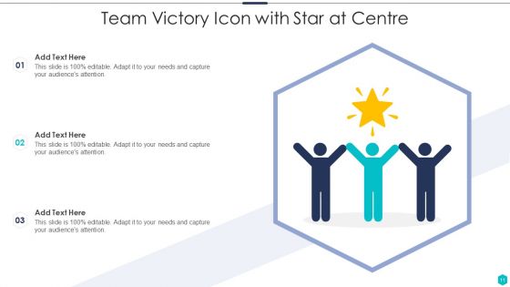 Victory Icon Ppt PowerPoint Presentation Complete With Slides