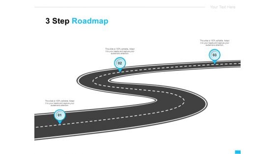 Video Ads 3 Step Roadmap Ppt Summary Designs PDF