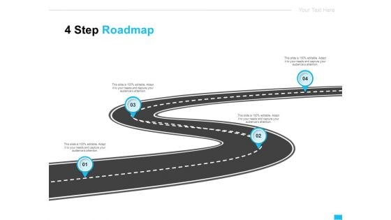 Video Ads 4 Step Roadmap Ppt Slides Files PDF