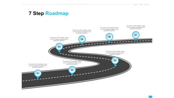 Video Ads 7 Step Roadmap Ppt Layouts Shapes PDF