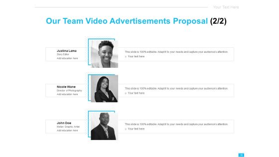 Video Ads Proposal Ppt PowerPoint Presentation Complete Deck With Slides Slide16