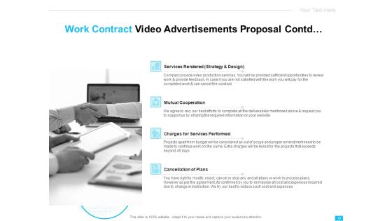 Video Ads Proposal Ppt PowerPoint Presentation Complete Deck With Slides Slide19