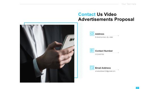 Video Ads Proposal Ppt PowerPoint Presentation Complete Deck With Slides Slide23