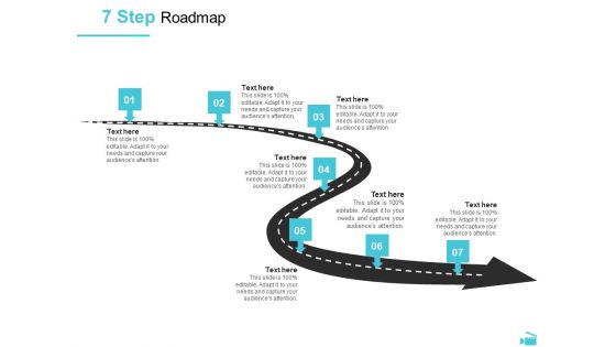 Video Development And Administration 7 Step Roadmap Mockup PDF