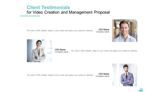 Video Development And Administration Proposal Ppt PowerPoint Presentation Complete Deck With Slides Slide17