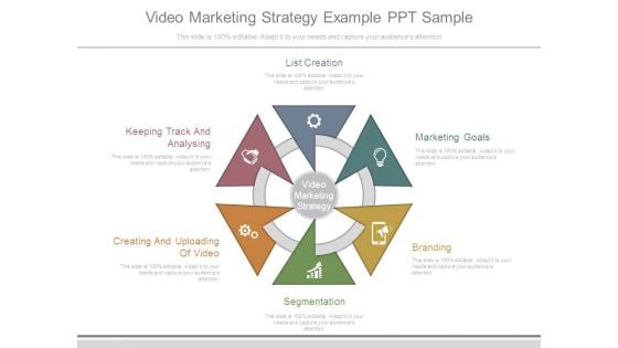 Video Marketing Strategy Example Ppt Sample