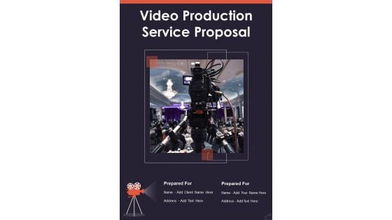 Video Production Service Proposal Example Document Report Doc Pdf Ppt