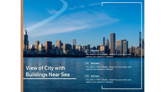 View Of City With Buildings Near Sea Ppt PowerPoint Presentation Layouts Influencers PDF