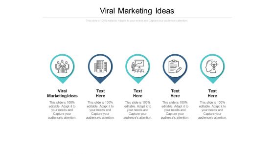 Viral Marketing Ideas Ppt PowerPoint Presentation Show Format Cpb