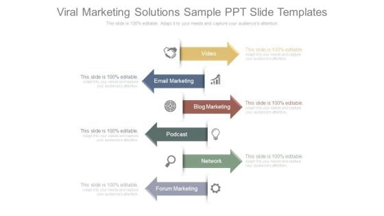 Viral Marketing Solutions Sample Ppt Slide Templates