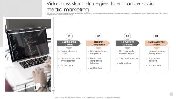 Virtual Assistant Strategies To Enhance Social Media Marketing Structure PDF