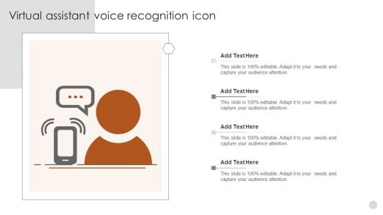 Virtual Assistant Voice Recognition Icon Formats PDF