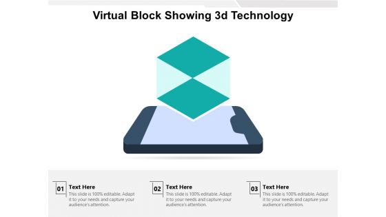 Virtual Block Showing 3D Technology Ppt PowerPoint Presentation Summary Icons PDF