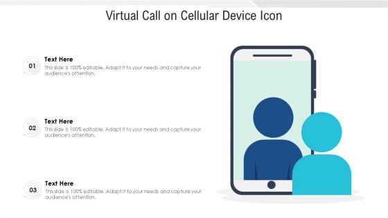 Virtual Call On Cellular Device Icon Ppt PowerPoint Presentation File Sample PDF