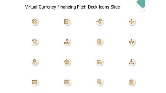 Virtual Currency Financing Pitch Deck Icons Slide Introduction PDF