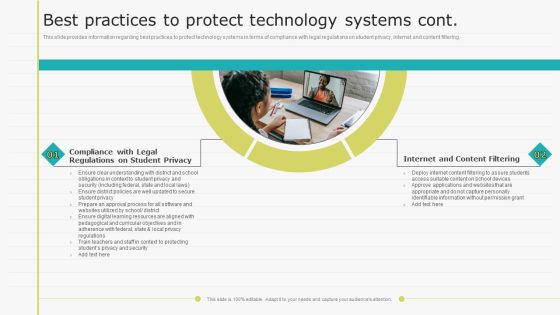Virtual Learning Playbook Best Practices To Protect Technology Systems Slides PDF Slide02