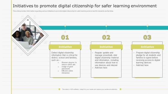 Virtual Learning Playbook Initiatives To Promote Digital Citizenship For Safer Learning Environment Download PDF
