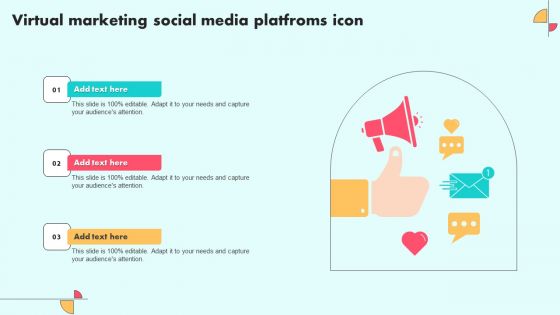 Virtual Marketing Social Media Platfroms Icon Inspiration PDF