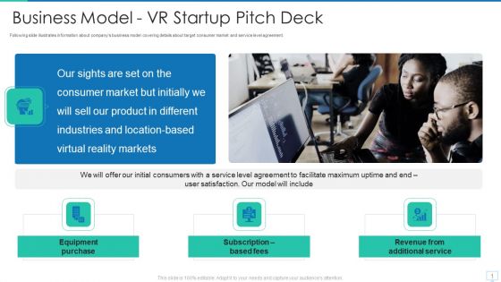 Virtual Reality Investor Financing Business Model VR Startup Pitch Deck Guidelines PDF