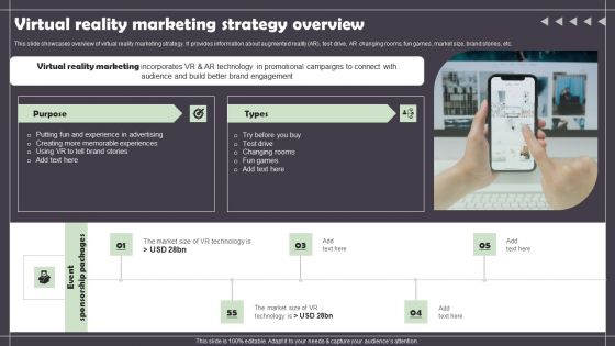 Virtual Reality Marketing Strategy Overview Professional PDF Virtual Reality Marketing Strategy Overview Professional PDF
